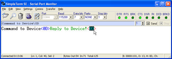 SimpleTerm SE 3.1 software screenshot