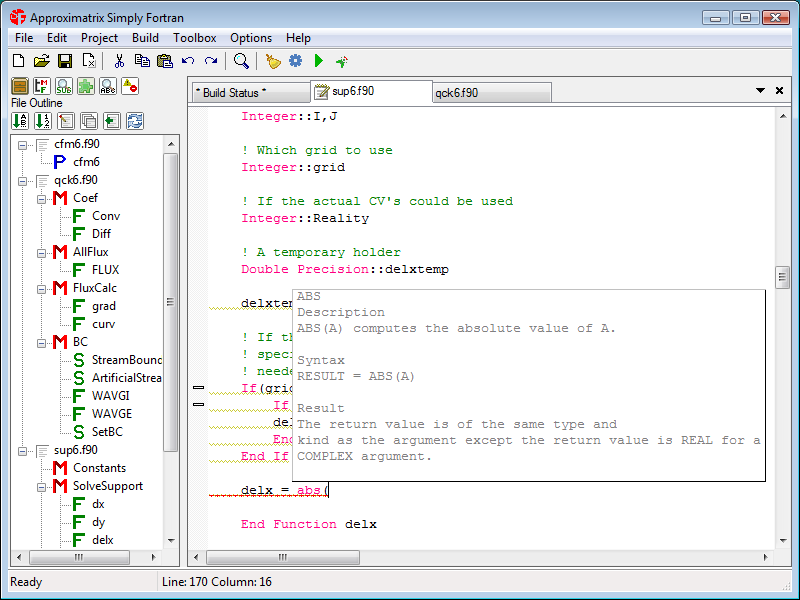 Approximatrix Simply Fortran 2.34.2366 software screenshot