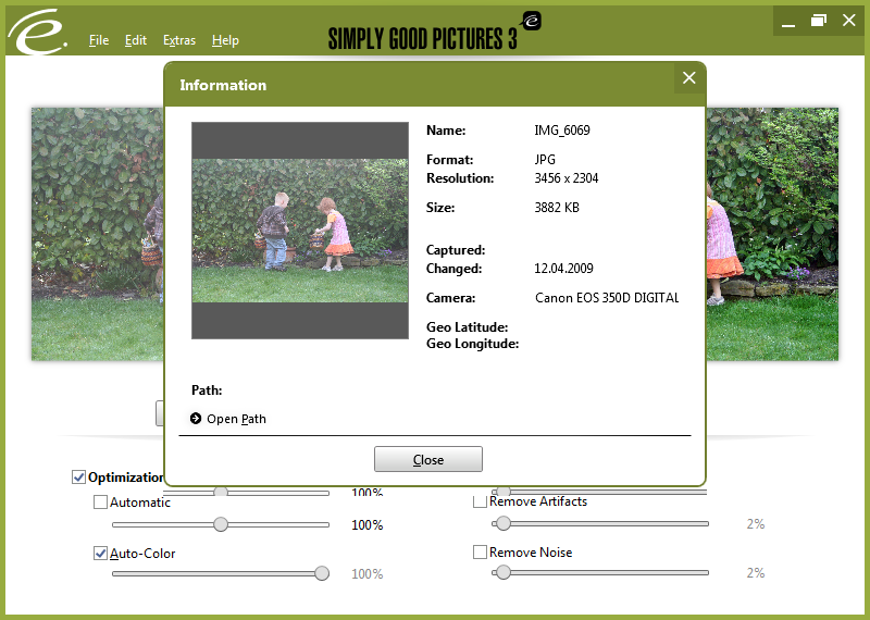 Simply Good Pictures 4.0.5956.22106 software screenshot