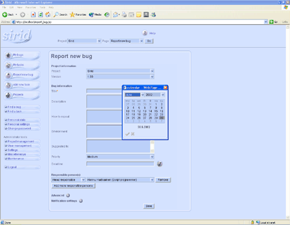 Sirid for Windows 1.22 software screenshot