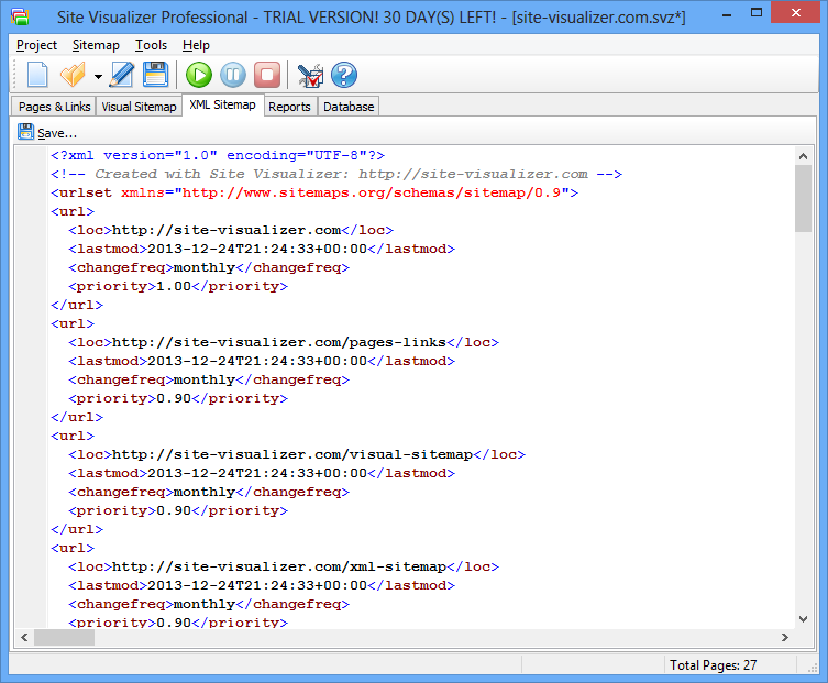 Site Visualizer Standard 2.6.20 software screenshot