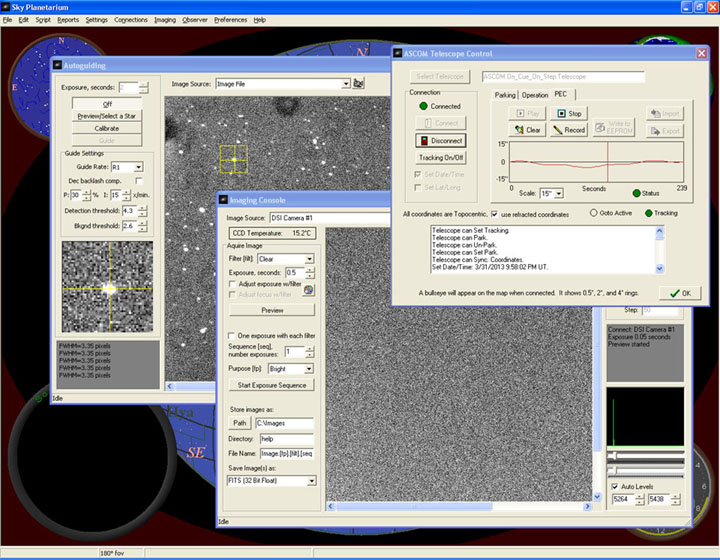 Sky Planetarium 3.23 software screenshot