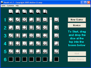 Sleuth 1.9 software screenshot
