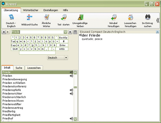 Slovoed Deluxe Czech-English & English-Czech 7.6 software screenshot