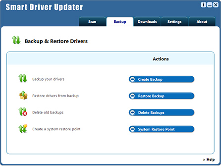 Smart Driver Updater 3.4 software screenshot