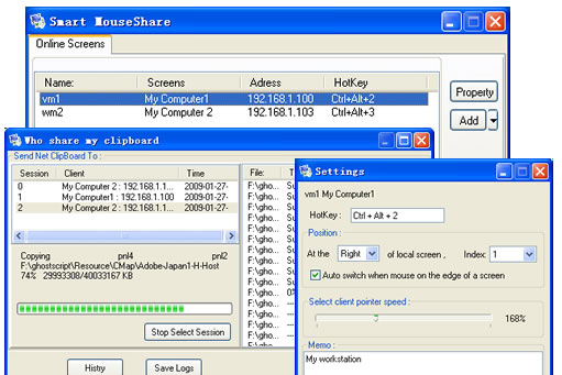 Smart MouseShare 1.2.1 software screenshot