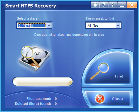 Smart NTFS Recovery 4.4 software screenshot