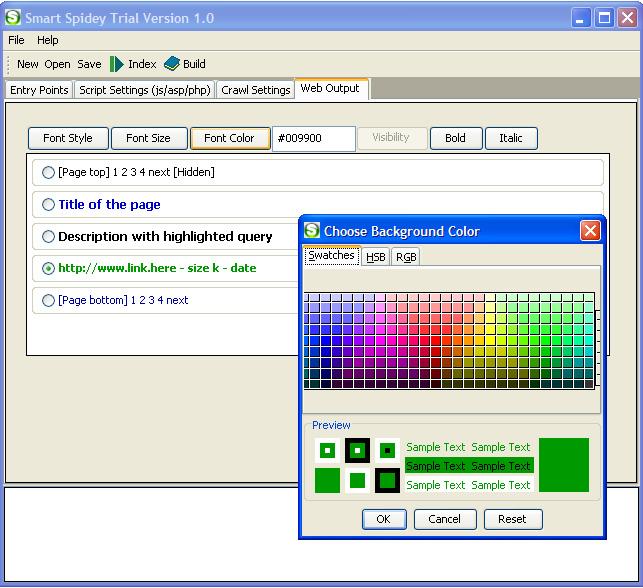 Smart Spidey Regular Search Engine Maker 1 software screenshot