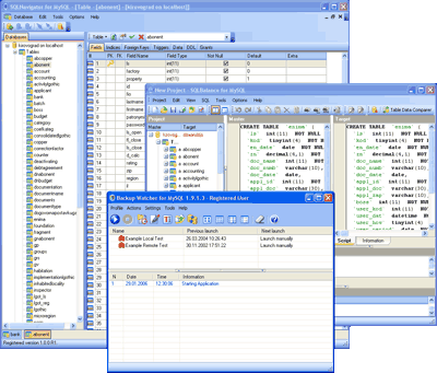 Smart Suite for MySQL 6.12.05 software screenshot