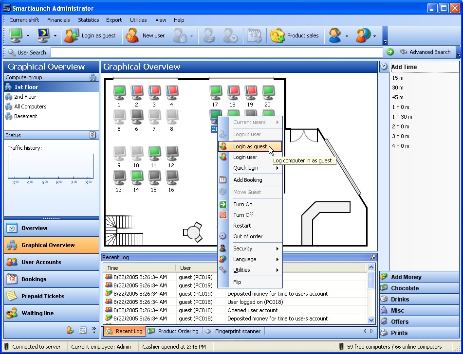 SmartLaunch 4.8.103.0 software screenshot