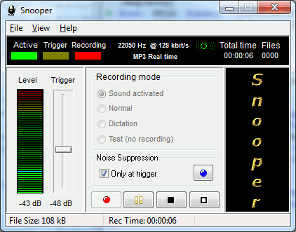 Snooper 1.47.9 software screenshot
