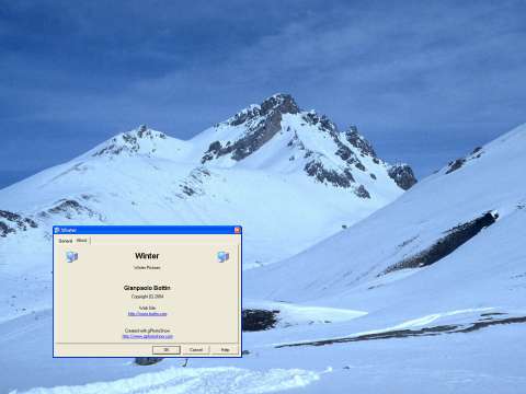 Snow of Winter Screen Saver 1.1 software screenshot
