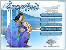 Snowfall Solitaire 1.0 software screenshot