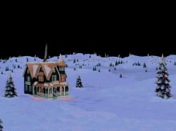 Snowy Winter Wonderland Screensaver 1.4 software screenshot