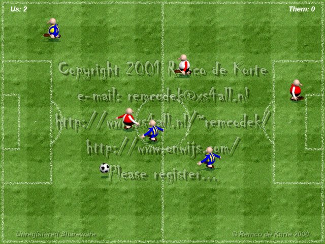 SoccerSaver 3.6 software screenshot