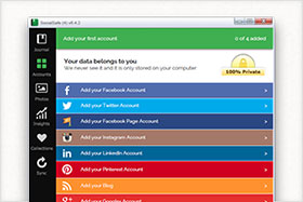 SocialSafe 7.0.8 software screenshot