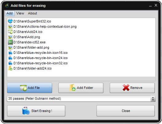 Soft4Boost Secure Eraser 4.4.5.553 software screenshot
