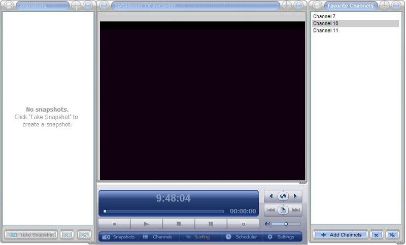 Soft4Boost TV Recorder 4.5.5.569 software screenshot