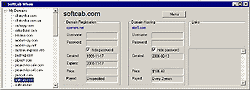 SoftCab Whois 1.3.5810 software screenshot
