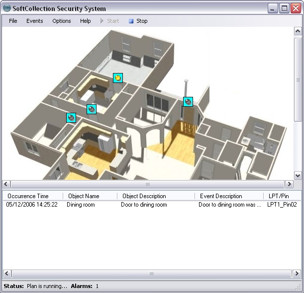 SoftCollection Security System 1.129.043 software screenshot