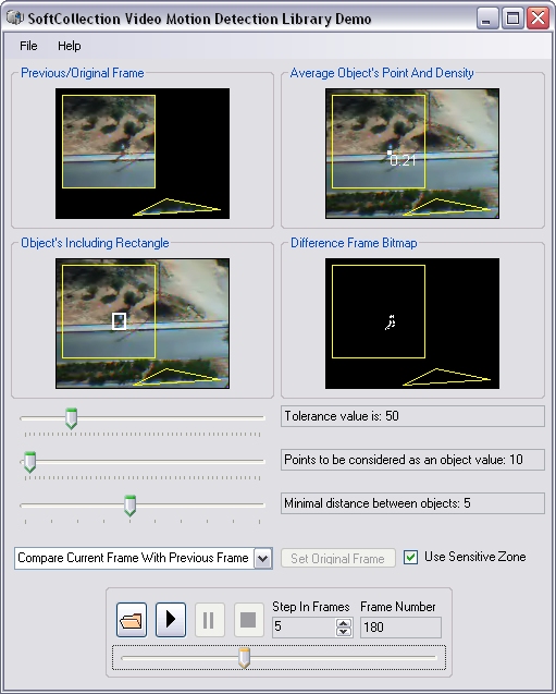 SoftCollection Video Motion Detection Library For .NET 1.70.043 software screenshot