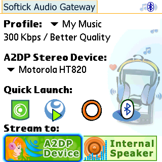 Softick Audio Gateway 1.25 software screenshot