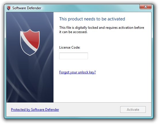 Software Defender 2.1 software screenshot