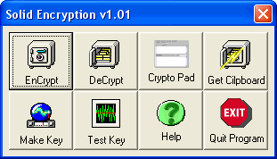 Solid Encryption 1.21 software screenshot