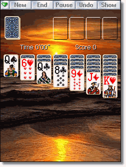 Solitaire City for Pocket PC 3.00 software screenshot
