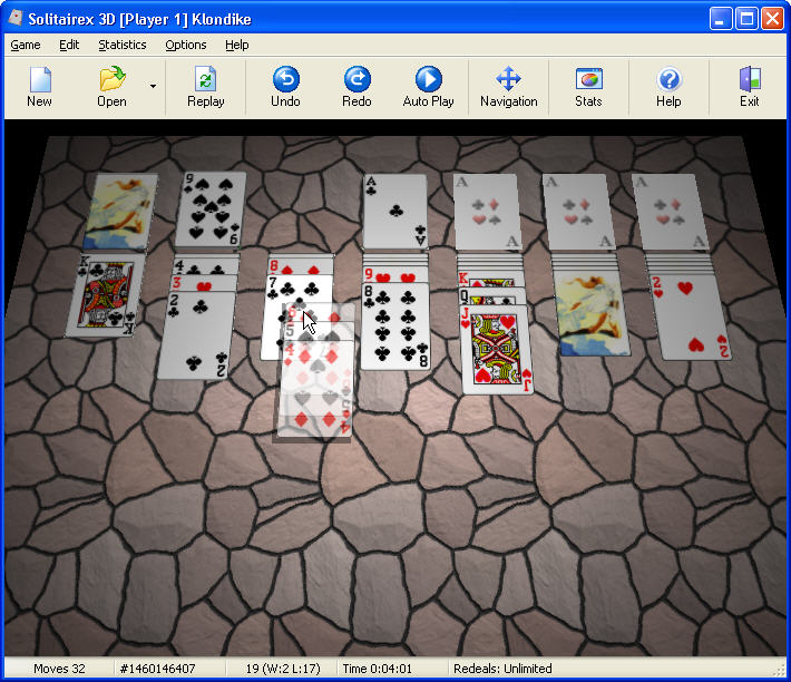 Solitairex 3D 1.0.1 software screenshot