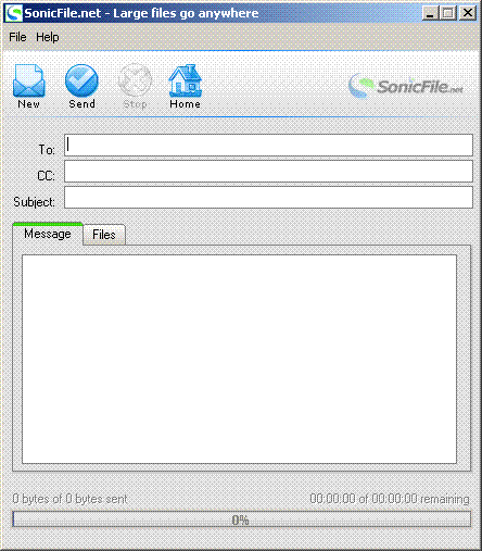 SonicFile 2.1 software screenshot