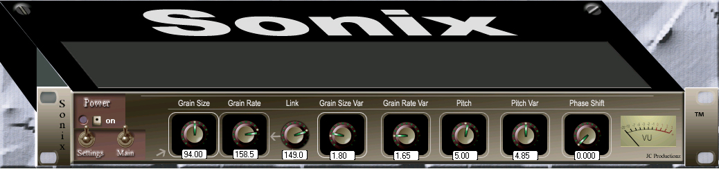 Sonix 1.0 software screenshot