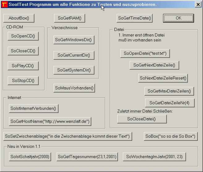 Sool 1.2 software screenshot