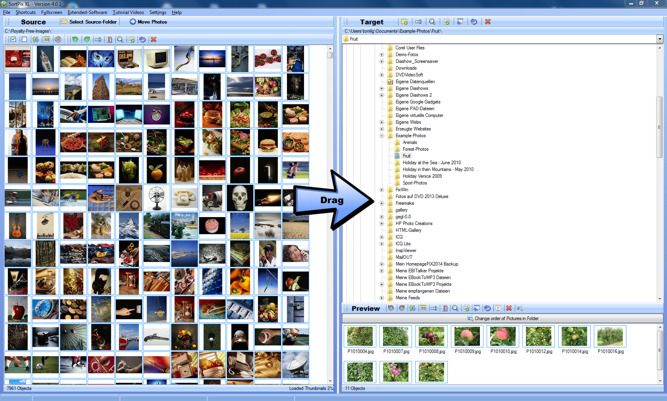 SortPix XL 4.0.2 software screenshot