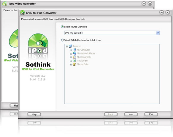 Sothink DVD to iPod Converter Suite 4.0 software screenshot