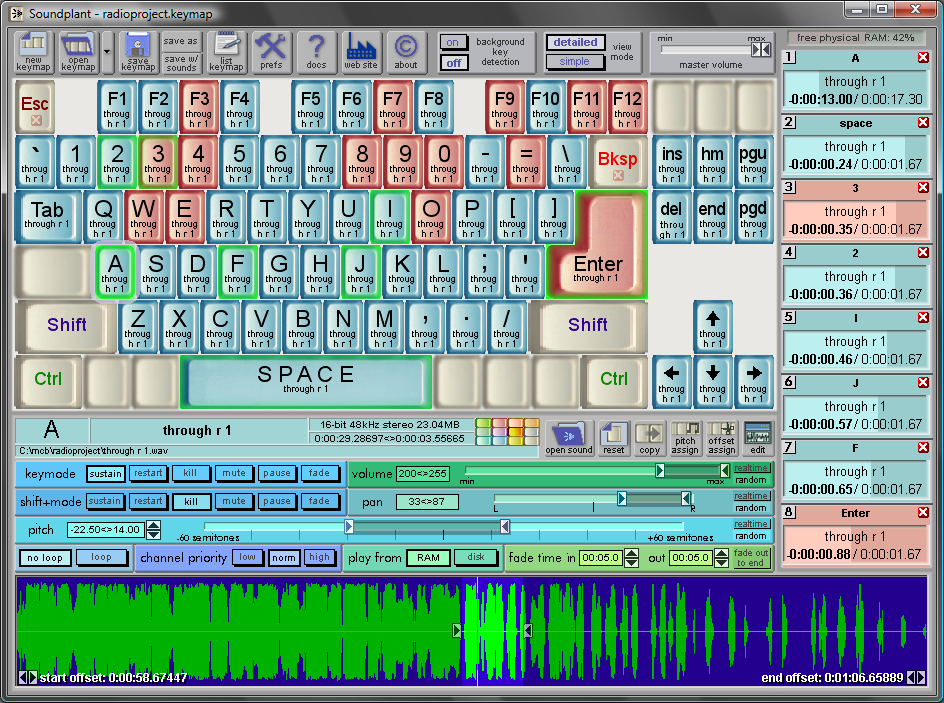 Soundplant 39 software screenshot