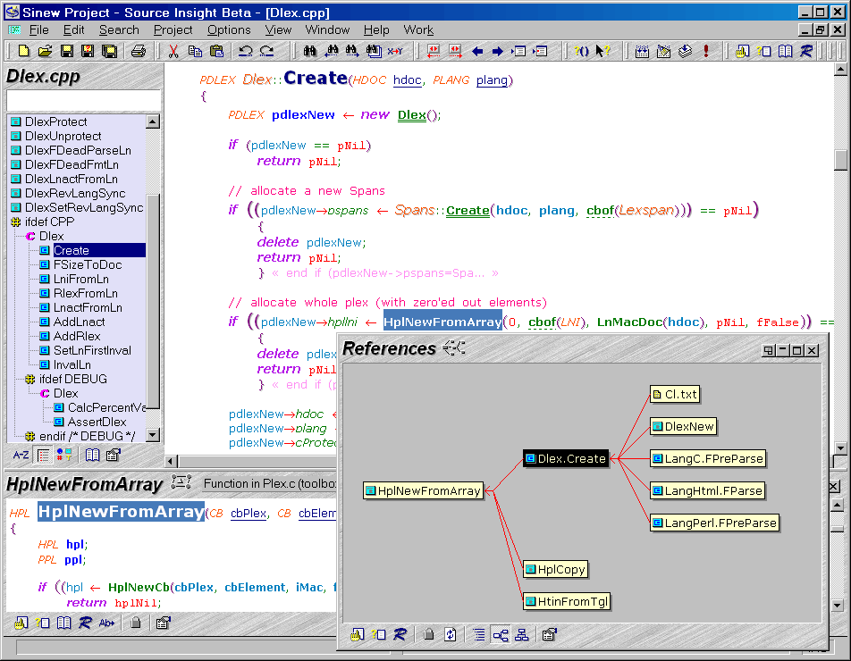 Source Insight 4.00.0085 software screenshot