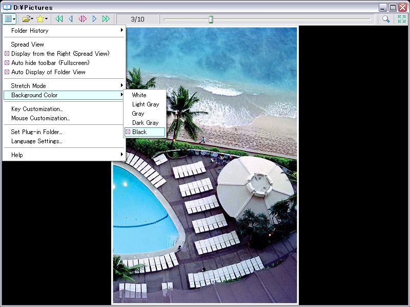SpReader 1.4.2.0 software screenshot