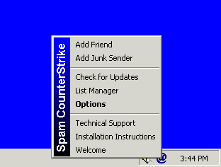 Spam CounterStrike 1.1 software screenshot