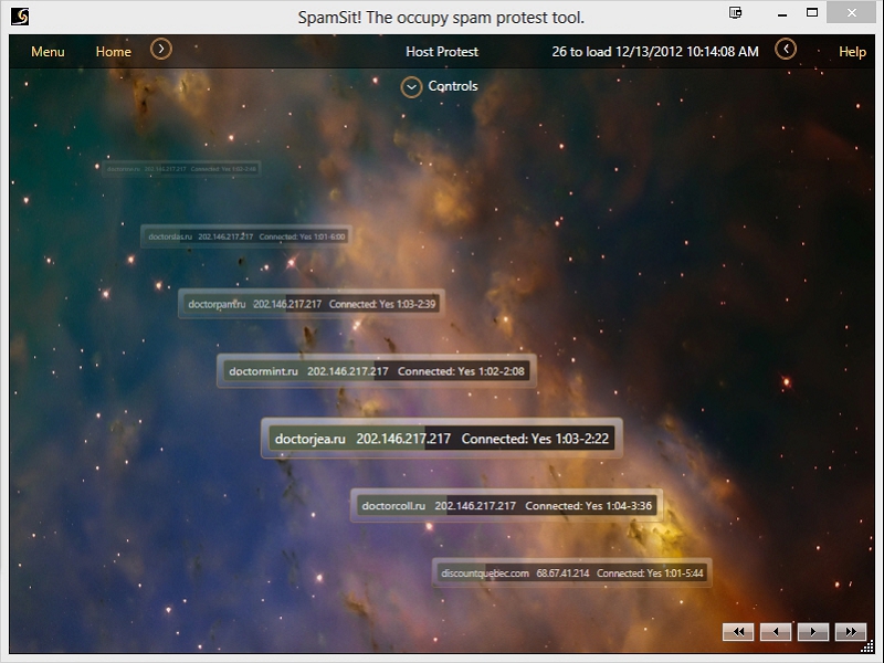 SpamSit 2.2.0.0 software screenshot