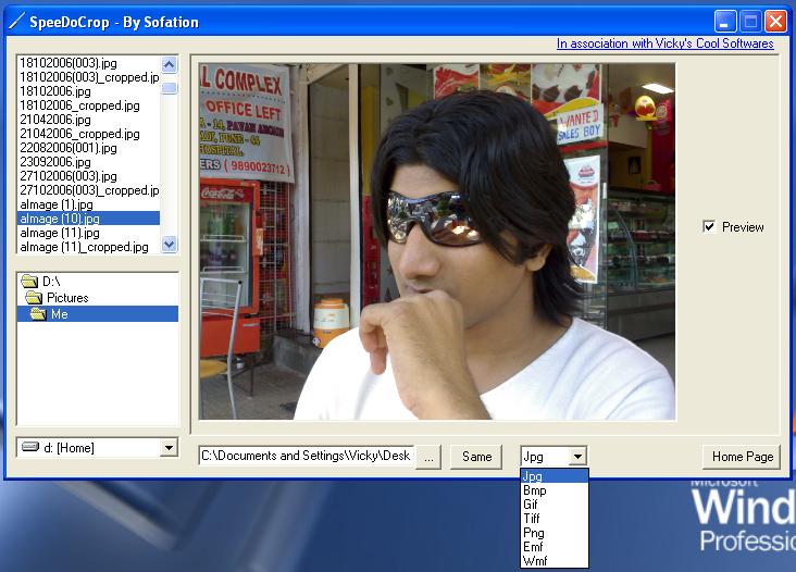 SpeeDoCrop 1.0.1 software screenshot
