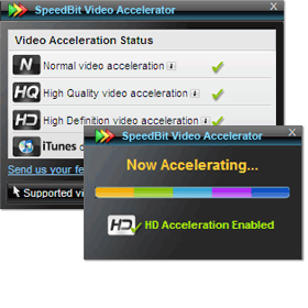 SpeedBit Video Accelerator 3.3.8.0.3064 software screenshot