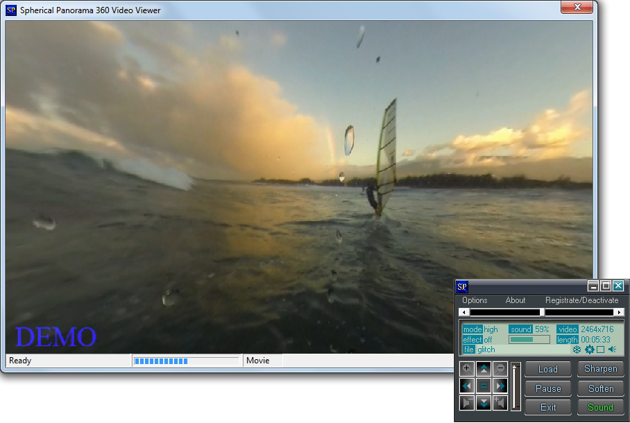 Spherical Panorama 360 Video Viewer 5.51.045.02 software screenshot