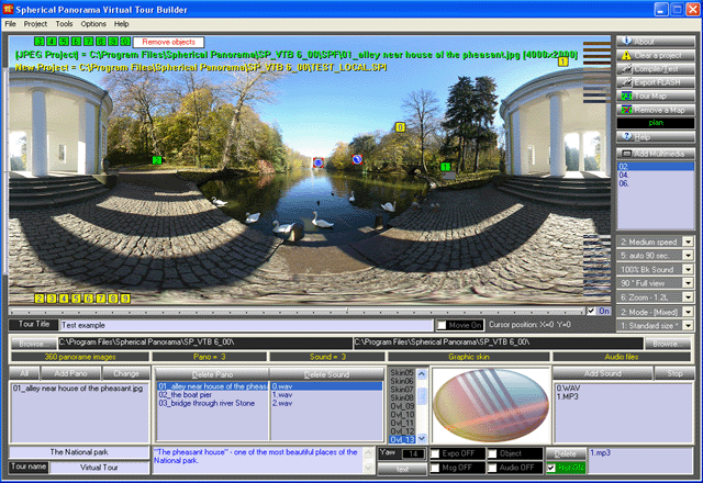 *Spherical Panorama Virtual Tour Builder 6.00 software screenshot