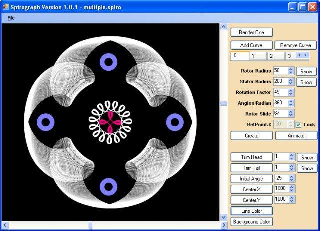 Spirograph 1.0.1.7 software screenshot