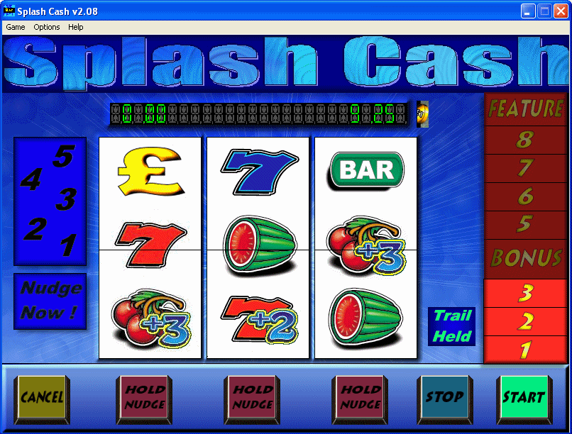 Splash Cash 2.1 software screenshot