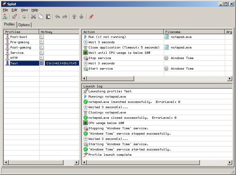 Splat 1.1.8.1 software screenshot