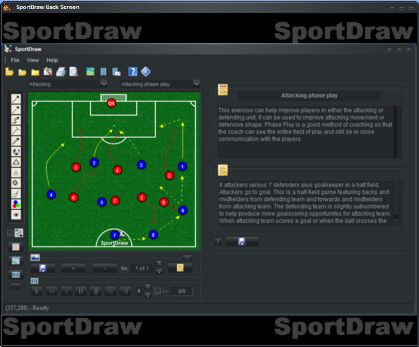 SportDraw Soccer Football 6 software screenshot
