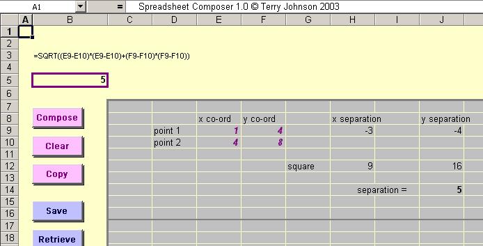 Spreadsheet Composer 2.0 software screenshot