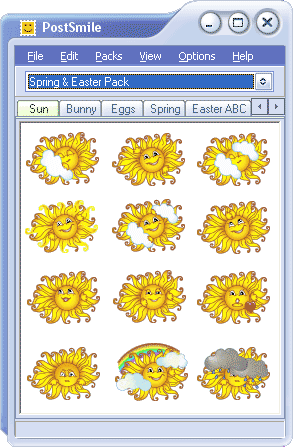 Spring and Easter Collection for PostSmile 5.3 software screenshot